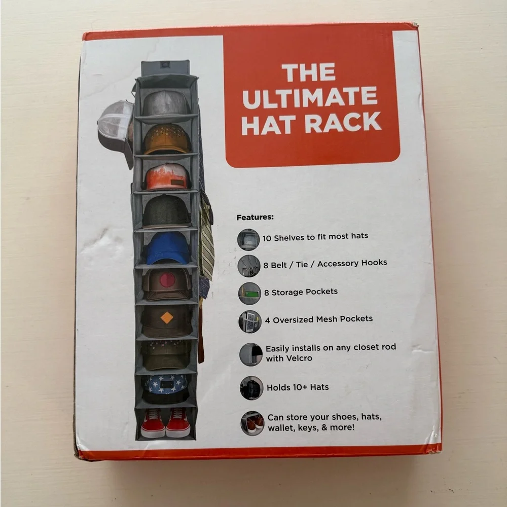 The Ultimate Hat Rack with 10 Shelves